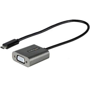 USB C to VGA Adapter - 1080p USB Type-C to VGA Adapter Dongle - USB-C (DP Alt Mode) to VGA Monitor/Display Video Converter - Thunderbolt 3