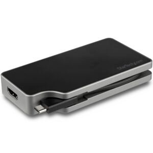 USB C Multiport Video Adapter - 4K 60Hz UHD Portable 5-in-1 USB Type C to HDMI 2.0, Mini DisplayPort, VGA or DVI (1080p) - 95W PD