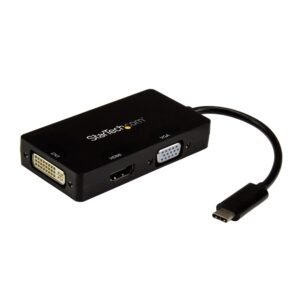 USB-C Multiport Video Adapter - 3-in-1 - 4K 30Hz - Black