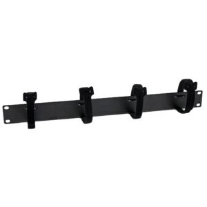 Cable Management Panel with Hook and Loop Strips for Server Racks - 1U - TAA