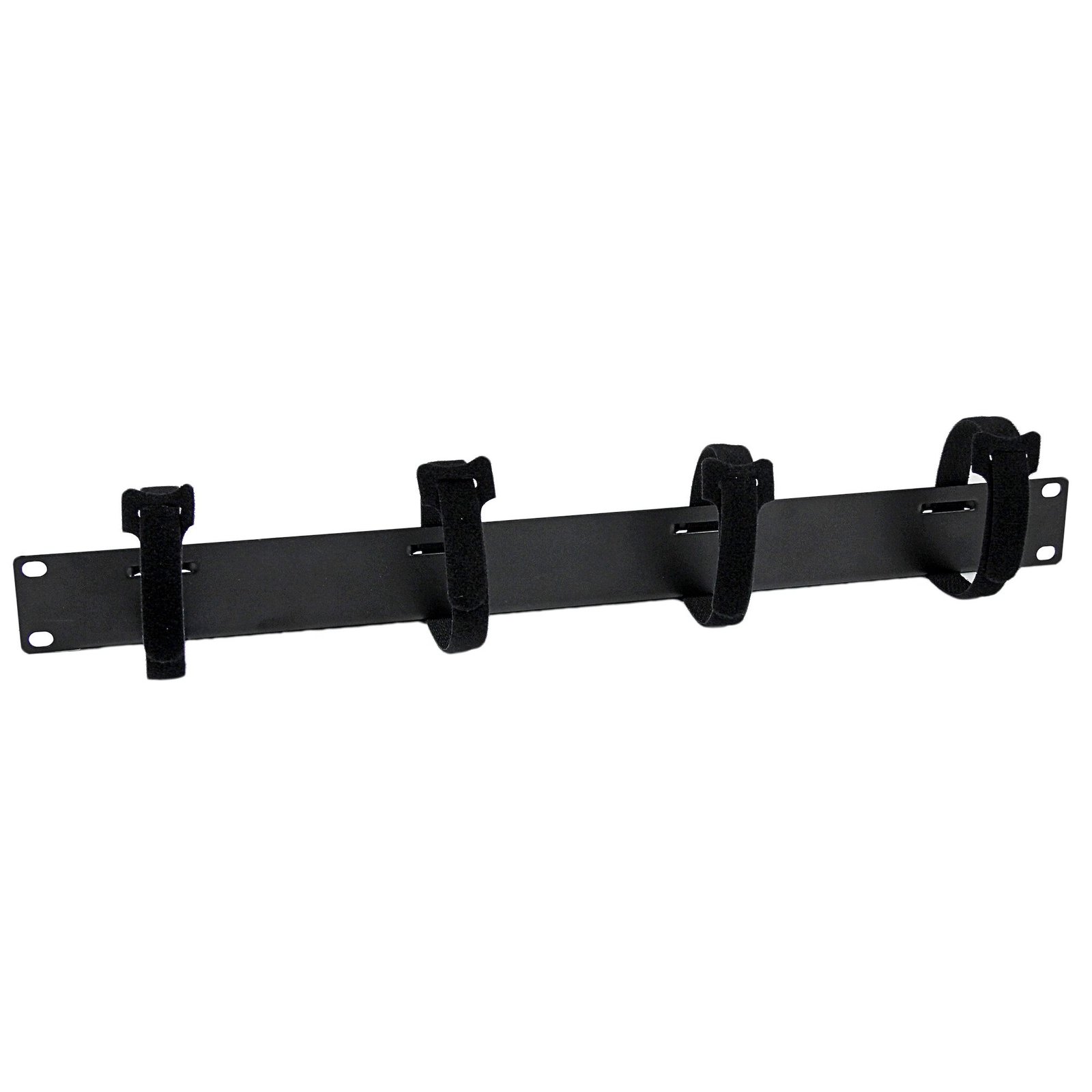 Cable Management Panel with Hook and Loop Strips for Server Racks - 1U - TAA