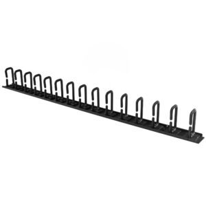 Vertical Cable Organizer with D-Ring Hooks - 20U - 2.8ft.