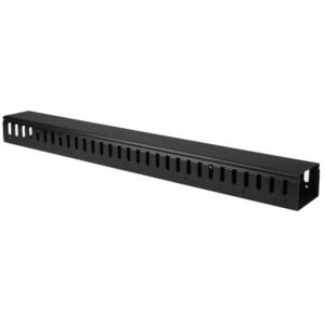 Vertical Cable Organizer with Finger Ducts - 20U - 3 ft.