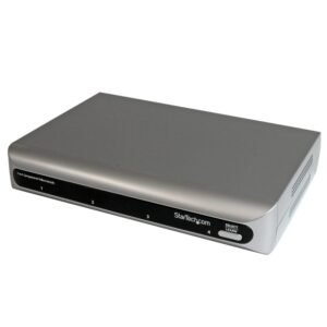 4 Port Component Video Switch with Digital Audio and Remote