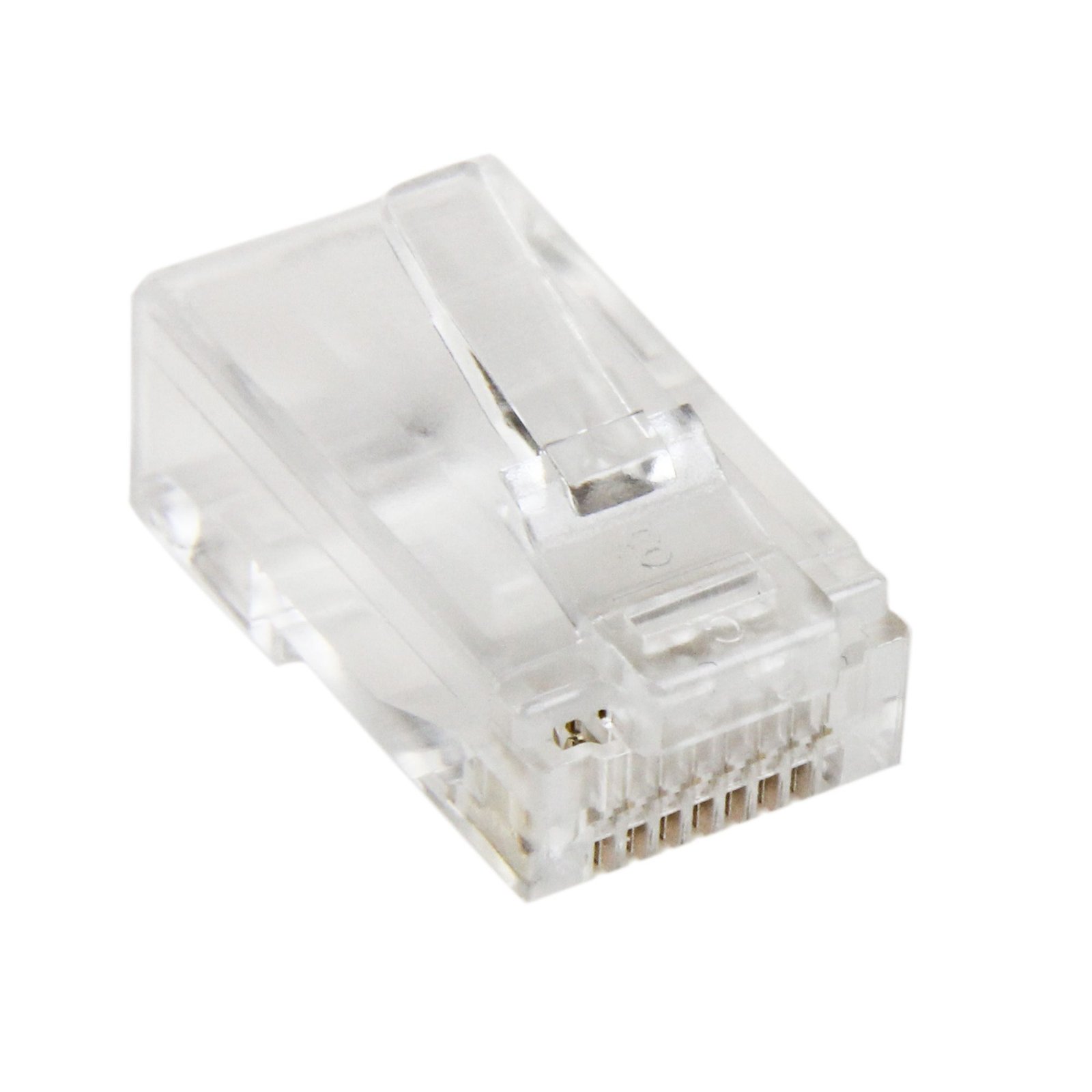 Cat5e RJ45 Stranded Modular Plug Connector - 50 Pkg