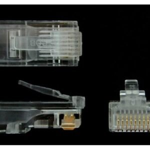 Cat5e RJ45 Stranded Modular Plug Connector - 5 Pack