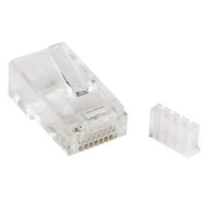 2 Piece Cat5e RJ45 Modular Plug Connectors(Bulk)