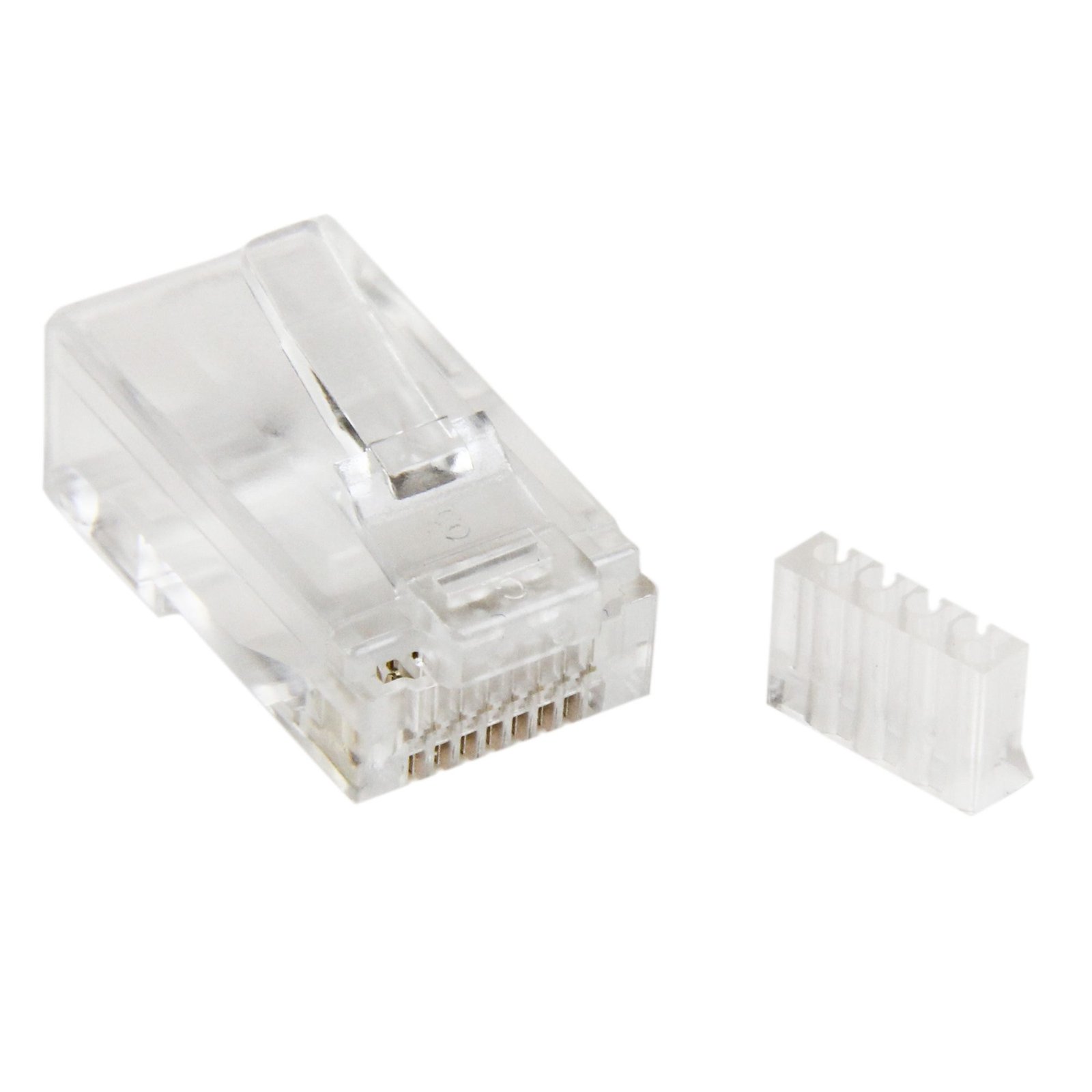 2 Piece Cat5e RJ45 Modular Plug Connectors(Bulk)