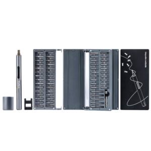 55-Bit Electric Precision Screwdriver Set - Portable Cordless Battery Powered Bit Driver Kit for Electronics, Laptop, Computers, Tablet &