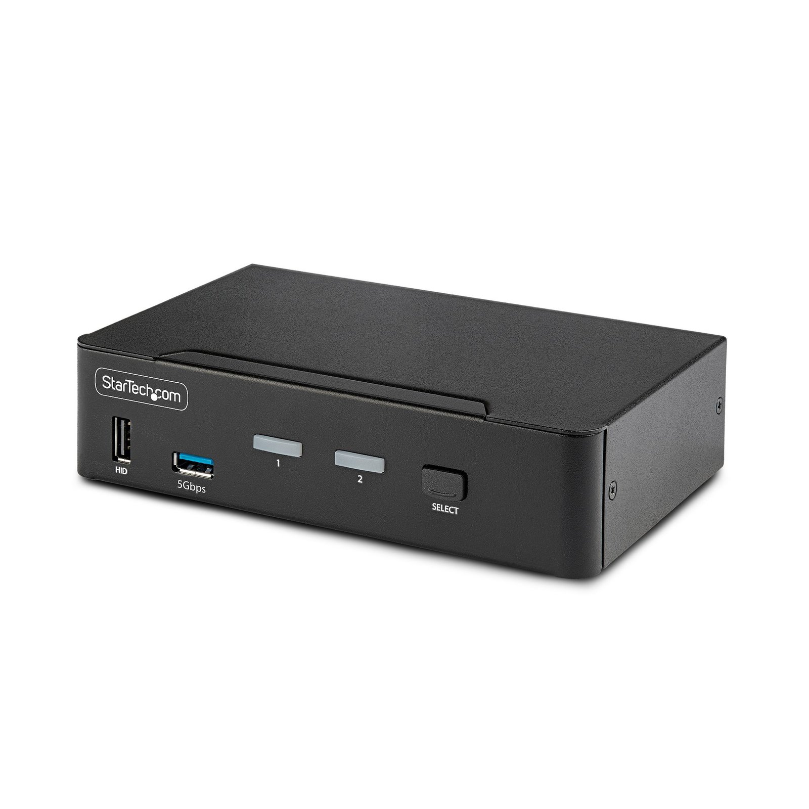 2-Port DisplayPort KVM Switch, 8K 60Hz / 4K 144Hz, Single Display, DP 1.4, 2x USB 3.0 Ports, 4x USB 2.0 HID Ports, Push-Button & Hotkey
