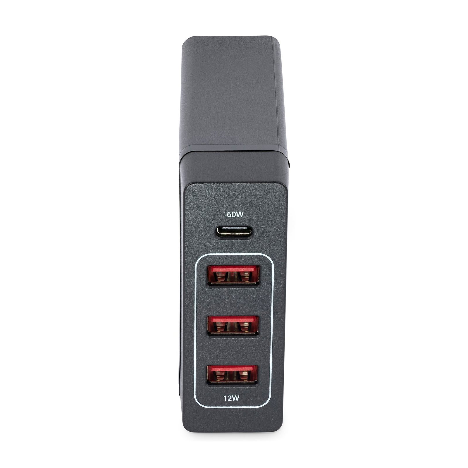 USB-C Charging Station - 72W Desktop Charger - 1x USB-C + 3x USB-A (60W Power Delivery + 12W) - Portable USB Type-C Charger - Laptop Replacement Charger - USB-C Power Adapter - Image 3