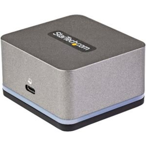USB C Mini Dock for Chromebooks, iPad Pro, Android Tablets/Smartphones, USB-C Chromebook Docking Station w/ 4K 30Hz HDMI, 27W Power