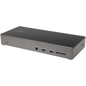 USB C Dock - Triple 4K Monitor USB Type-C Docking Station - 100W Power Delivery - DP 1.4 Alt Mode & DSC, 2x DisplayPort 1.4/HDMI 2.0