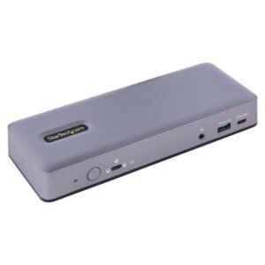 USB-C Docking Station - Multi Monitor HDMI/DP/DP Alt Mode USB-C Dock - 3x 4K30 / 2x 4K60 - 7-Port USB Hub - 60W Power Delivery - GbE