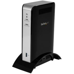 Dual Monitor USB-C Dock - 60W Power Delivery - 4K