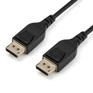 6ft (2m) VESA Certified DisplayPort 1.4 Cable - 8K 60Hz HBR3 HDR - UHD DisplayPort to DisplayPort Monitor Cord - Ultra HD 4K 120Hz DP 1.4