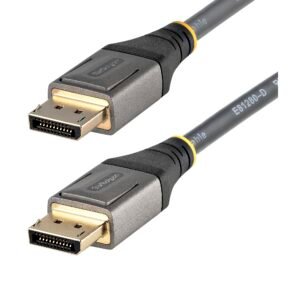 6ft (2m) VESA Certified DisplayPort 1.4 Cable - 8K 60Hz HDR10 - Ultra HD 4K 120Hz Video - DP 1.4 Cable / Cord - For Monitors/Displays