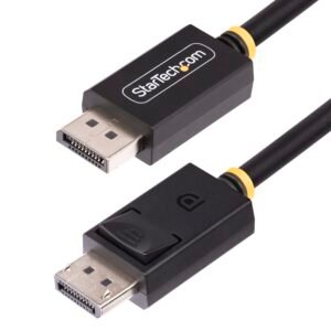 3ft (91cm) DisplayPort 2.1 Cable, VESA Certified DP40 DisplayPort Cable w/UHBR10/HDR/HDCP 2.2, 8K 60Hz/4K 144Hz w/DSC 1.2a, 40Gbps, DP 2.1
