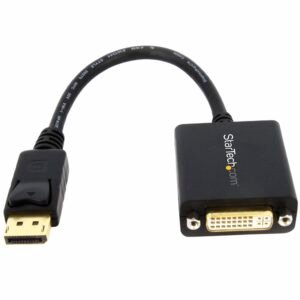 DisplayPort to DVI Adapter - DisplayPort to DVI-D Adapter Video Converter 1080p - DP 1.2 to DVI Monitor/Display Cable Adapter Dongle - DP
