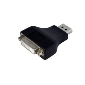 Compact DisplayPort to DVI Adapter - DisplayPort to DVI-D Adapter/Video Converter 1080p - DP to DVI Monitor/Display Adapter Dongle - DP to