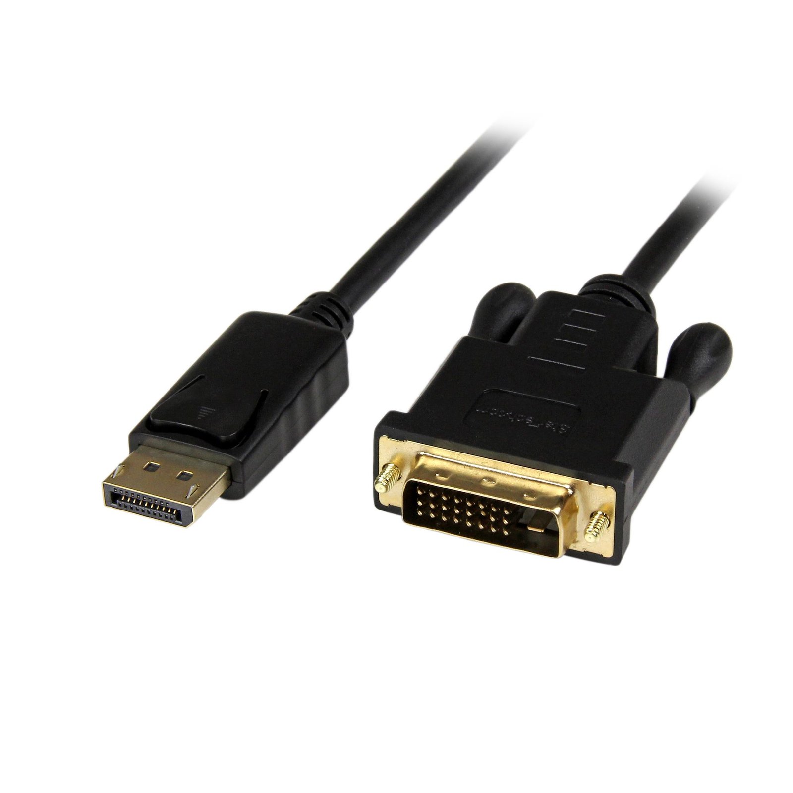 3ft (1m) DisplayPort to DVI Cable - 1080p Video - Active DisplayPort to DVI Adapter Cable - DisplayPort to DVI-D Cable Converter Single
