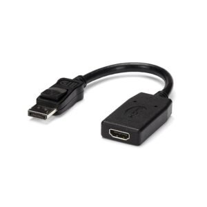 DisplayPort to HDMI Adapter - DP to HDMI Adapter/Video Converter - 1080p - VESA Certified - DP to HDMI Monitor/Display/Projector Adapter