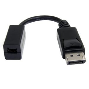 6in (15cm) DisplayPort to Mini DisplayPort Cable - 4K x 2K UHD Video - DisplayPort Male to Mini DisplayPort Female Adapter Cable - DP
