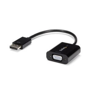 DisplayPort to VGA Adapter - Active DP to VGA Converter - 1080p Video - DP/DP++ Source to VGA Monitor Cable Adapter - DP to VGA Adapter