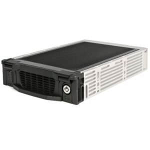 Black Aluminum 5.25in Professional SATA Hard Drive Mobile Rack Drawer