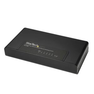 5 Port Unmanaged Energy-Efficient Gigabit Ethernet Switch - Desktop / Wall Mount Network Switch