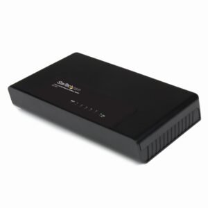 5 Port Fast Ethernet Switch - 10/100 Desktop Wall Mount Network Switch
