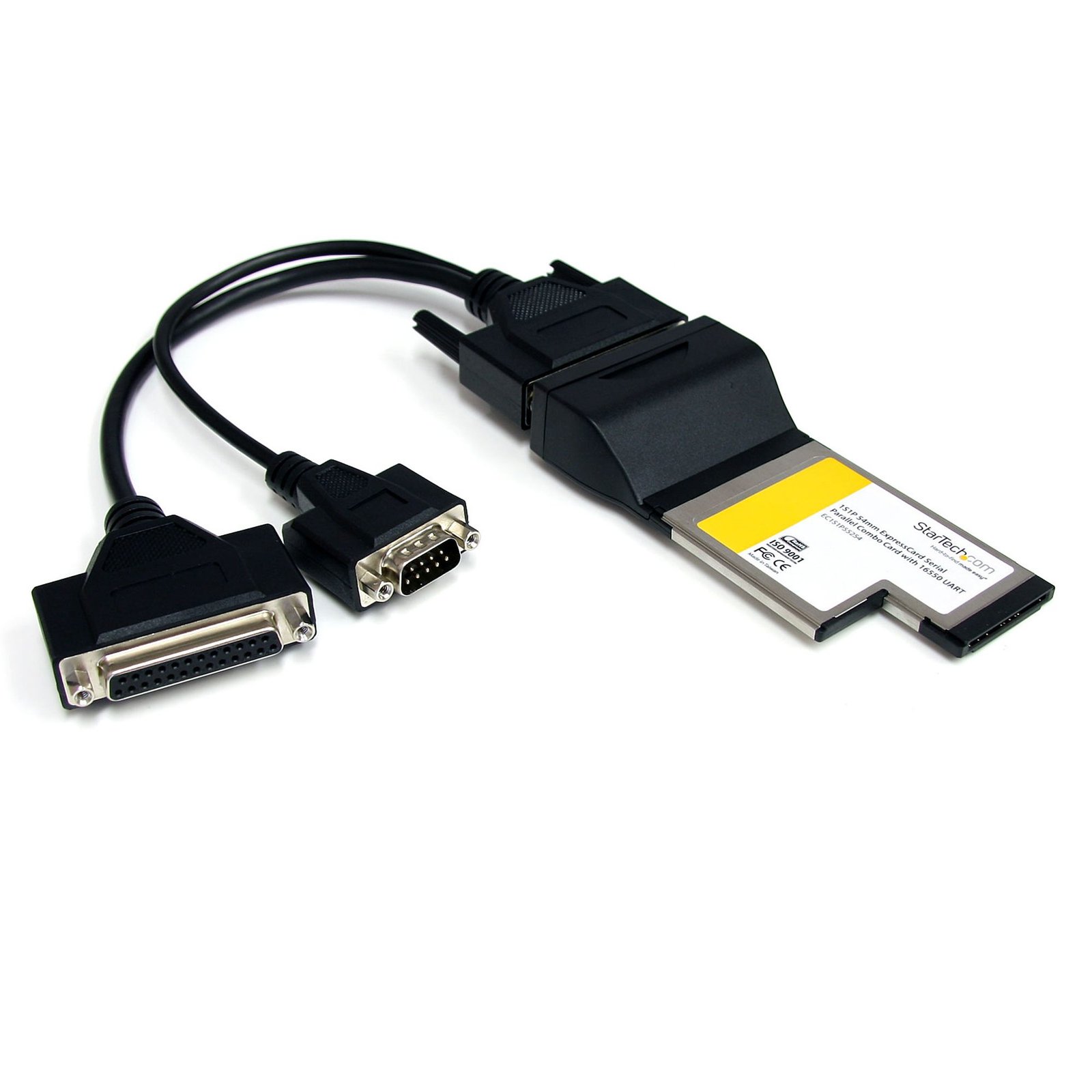 1S1P 54mm ExpressCard Serial Parallel Combo Card with 16550 UART