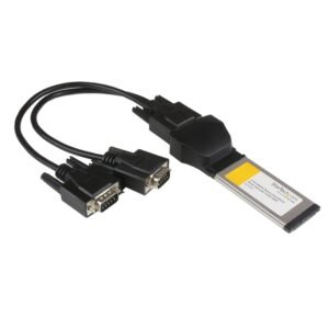 2 Port Native ExpressCard RS232 Serial Adapter Card with 16950 UART