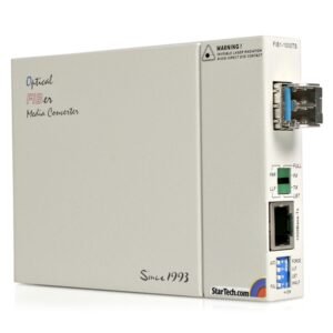1000 Mbps Gigabit Single Mode Fiber Media Converter LC 40 km