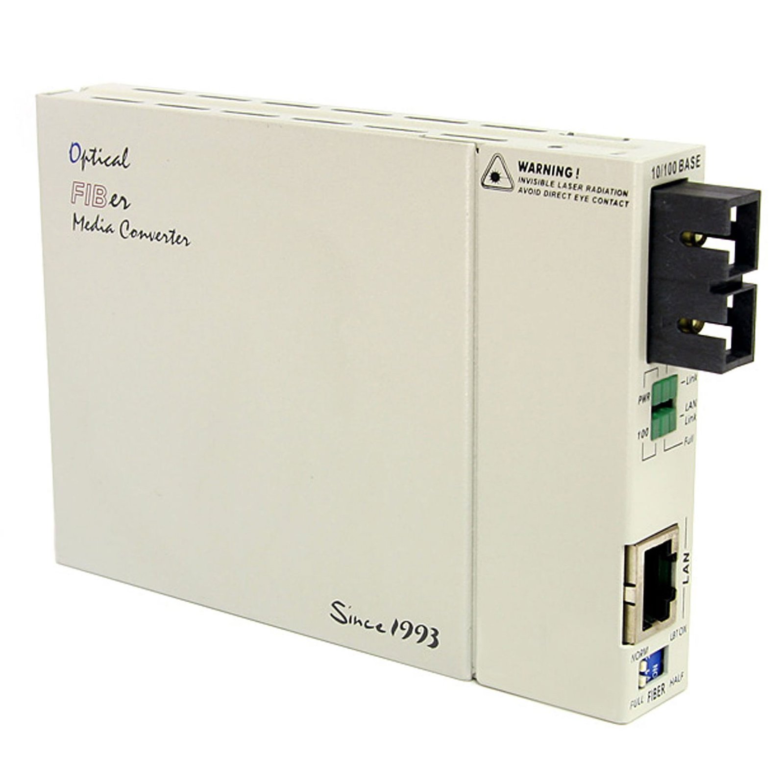 10/100 Mbps Ethernet to Multi Mode Fiber Media Converter - SC