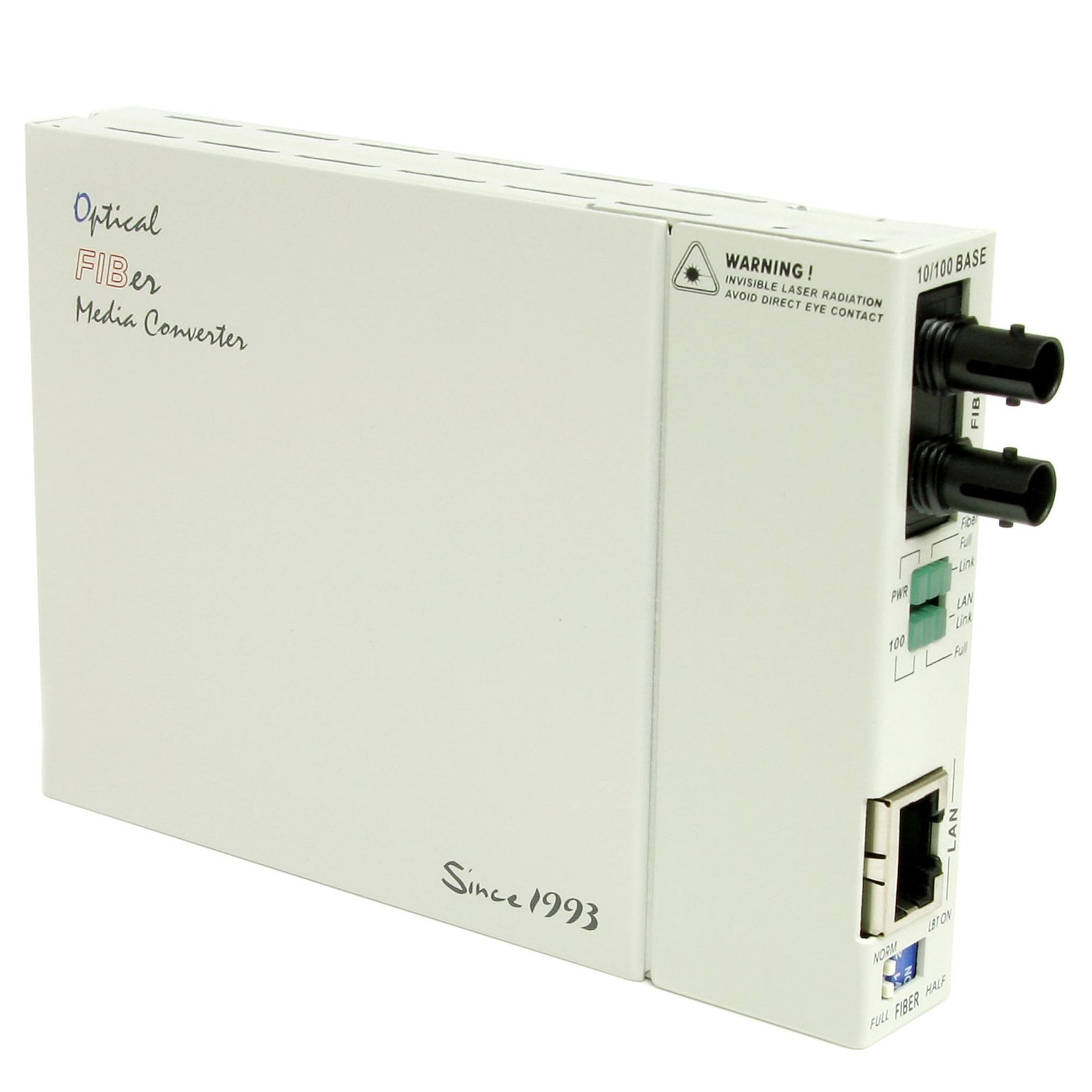 10/100 Mbps Ethernet Multi Mode Fiber Media Converter - ST