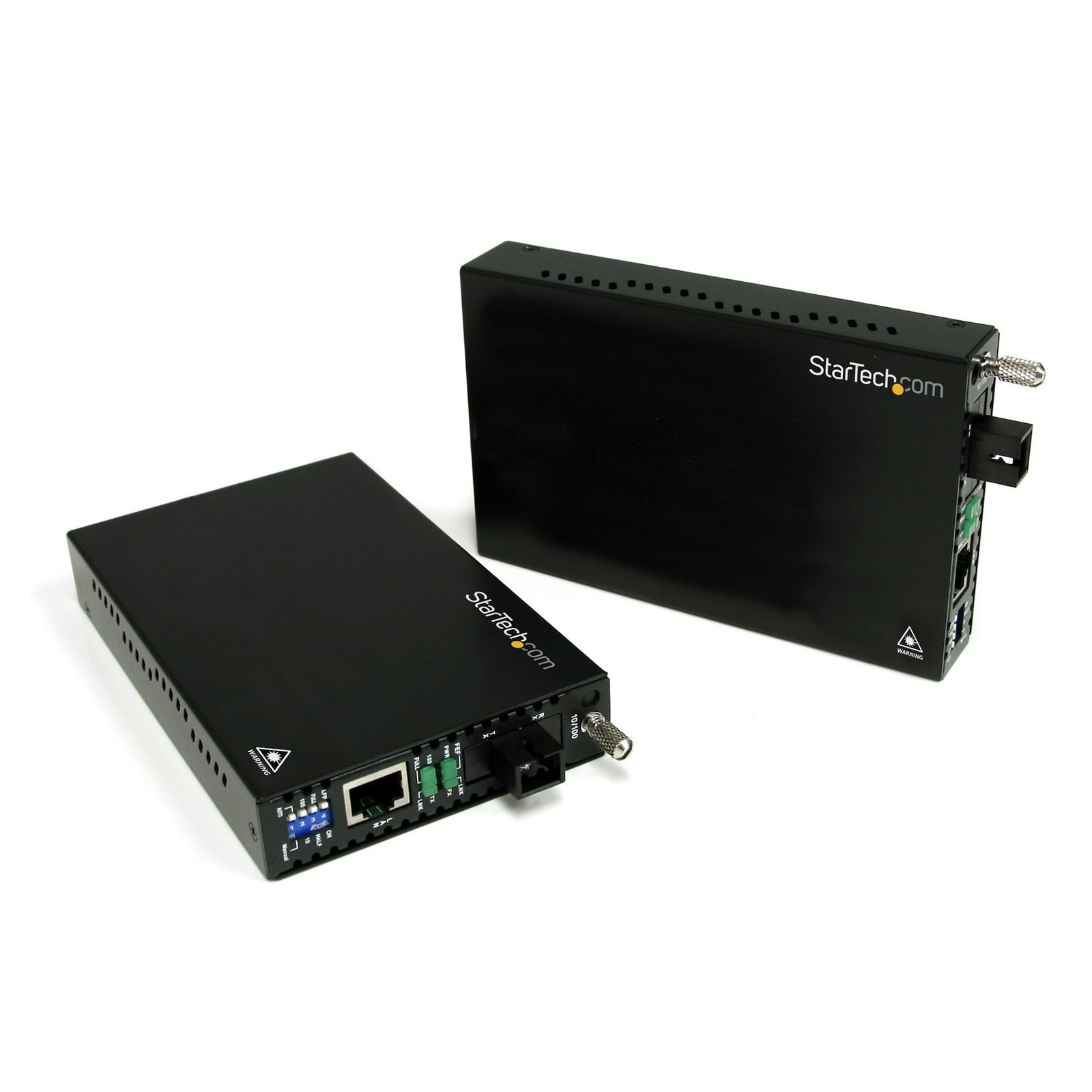10/100 Mbps Ethernet Single Mode WDM Fiber Media Converter Kit SC 20km - TAA