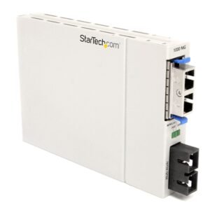 1000 Mbps Gigabit Single to Multi Mode Fiber Media Converter SC 10 km