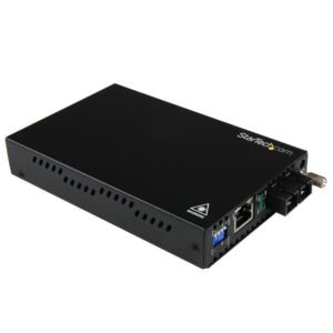Gigabit Ethernet Multi Mode Fiber Media Converter SC 550m - 1000 Mbps - TAA
