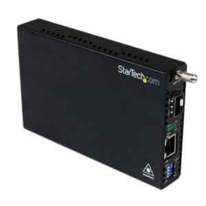 Gigabit Ethernet Fiber Media Converter with Open SFP Slot - TAA