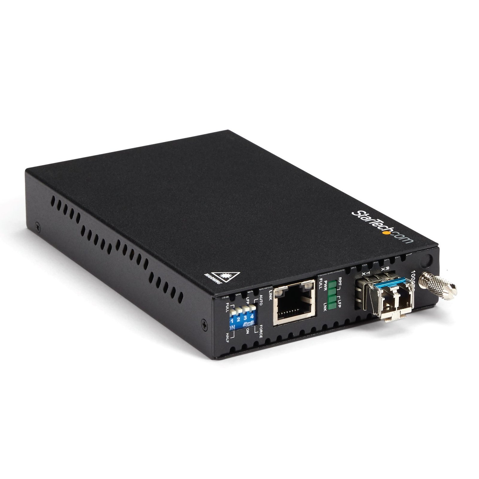Gigabit Ethernet Copper-to-Fiber Media Converter - SM LC - 10 km - TAA