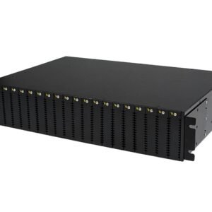 20-Slot 2U Rack Mount Media Converter Chassis for ET Series 2 Fiber Media Converter