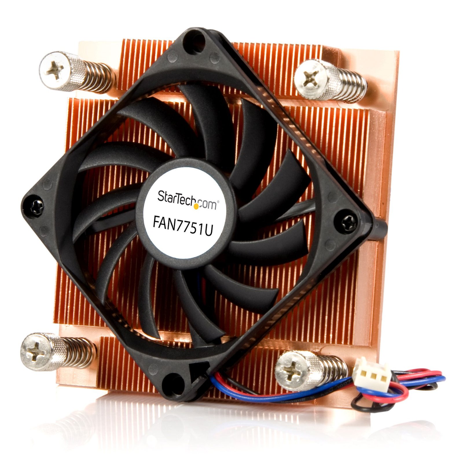 1U Low Profile 70mm Socket 775 CPU Cooler Fan w/ Heatsink & TX3