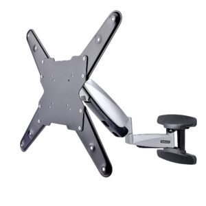 VESA TV Wall Mount, Adjustable Full Motion Mount For 23"-55" Displays, Slim Wall Mount TV Bracket Supports 66lb (30kg)