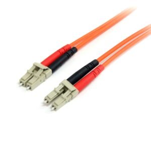1m Fiber Optic Cable - Multimode Duplex 62.5/125 LSZH Fiber Jumper Cord - LC/LC