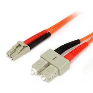1m Fiber Optic Cable - Multimode Duplex 62.5/125 LSZH Fiber Jumper Cord - LC/SC