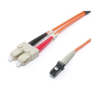 1m Multimode 62.5/125 Duplex Fiber Patch Cable MTRJ - SC