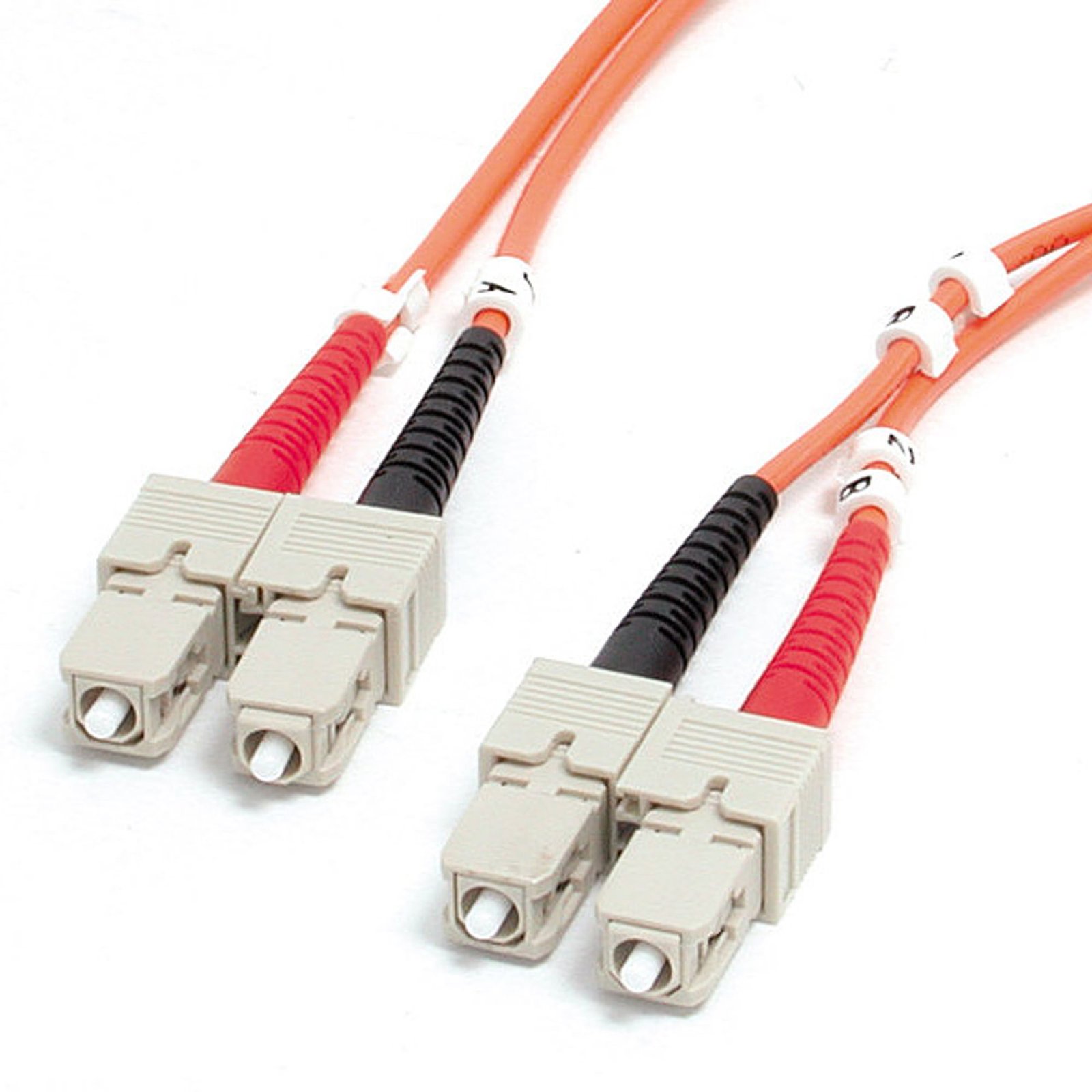 1m (3.3ft) SC to SC OM1 Multimode Fiber Optic Cable, 62.5/125 Fiber Size, 10G Networks - LSZH Fiber Patch Cord