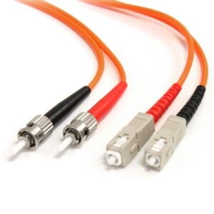 Fiber Optic Cable - Multimode Duplex 62.5/125 - LSZH - ST/SC - 1 m