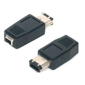IEEE-1394 FireWire Adapter 4 Pin - 6 Pin F/M